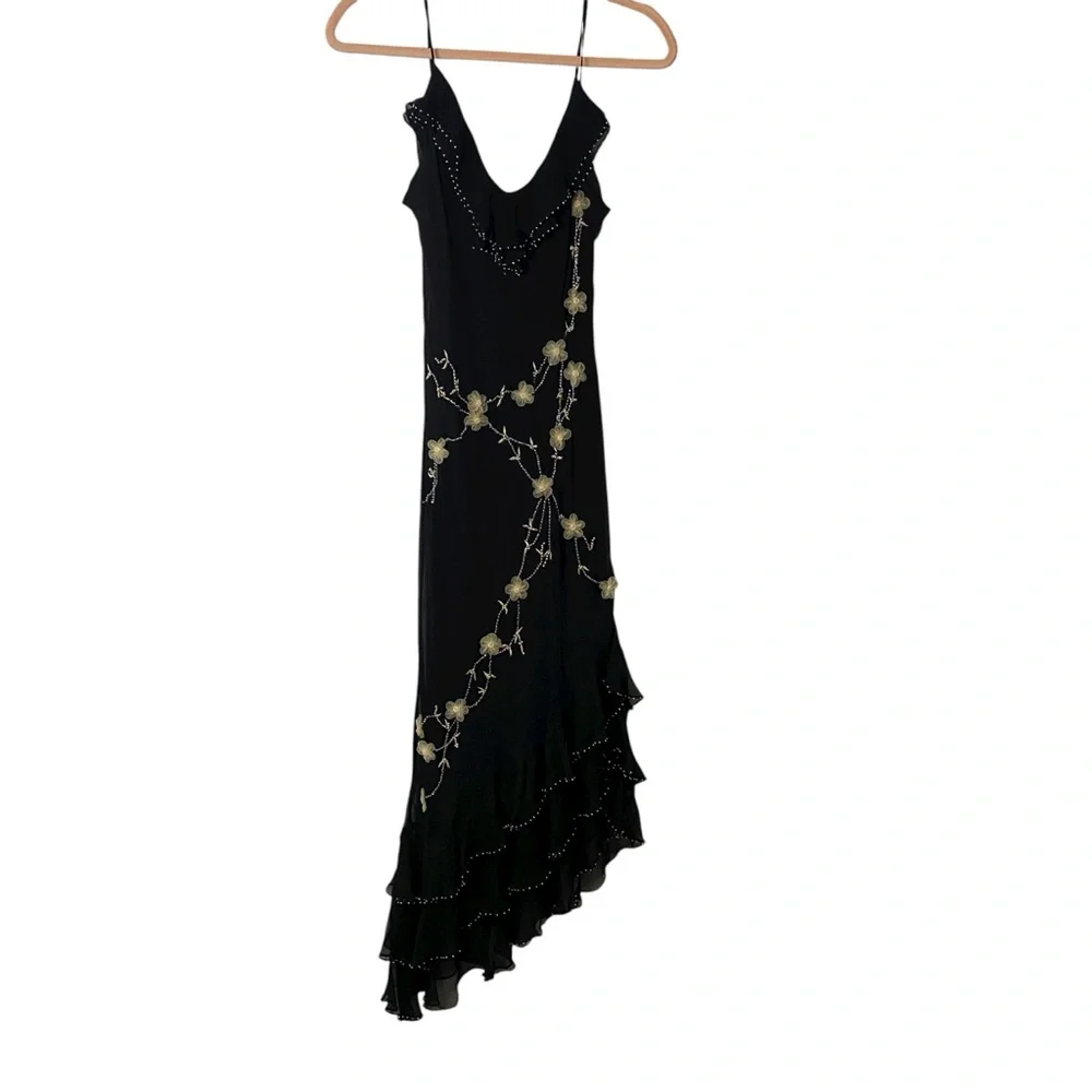 Vintage Y2K Spaghetti Strap Floral Dress